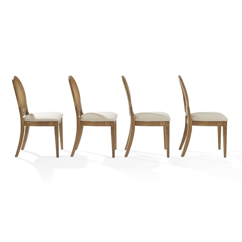 Katia 4-Piece Cane-Back Dining Chair Set - 4 Cane-Back Chairs. Picture 3