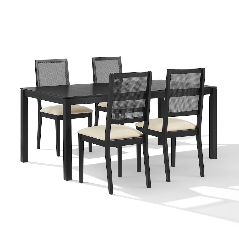 Greer 5-Piece Dining Table Set For 4 - Table & 4 Chairs. Picture 1