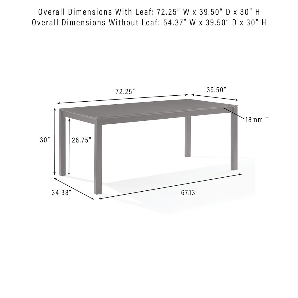 Greer 5-Piece Dining Table Set For 4 - Table & 4 Chairs. Picture 9