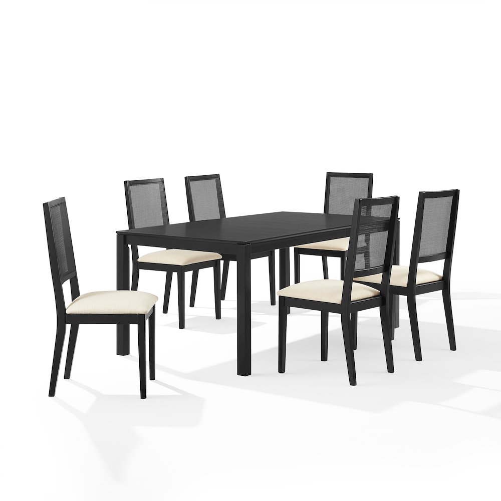 Greer 7-Piece Dining Table Set For 6 - Table & 6 Chairs. Picture 1