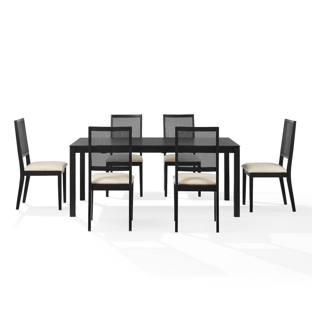 Greer 7-Piece Dining Table Set For 6 - Table & 6 Chairs. Picture 2