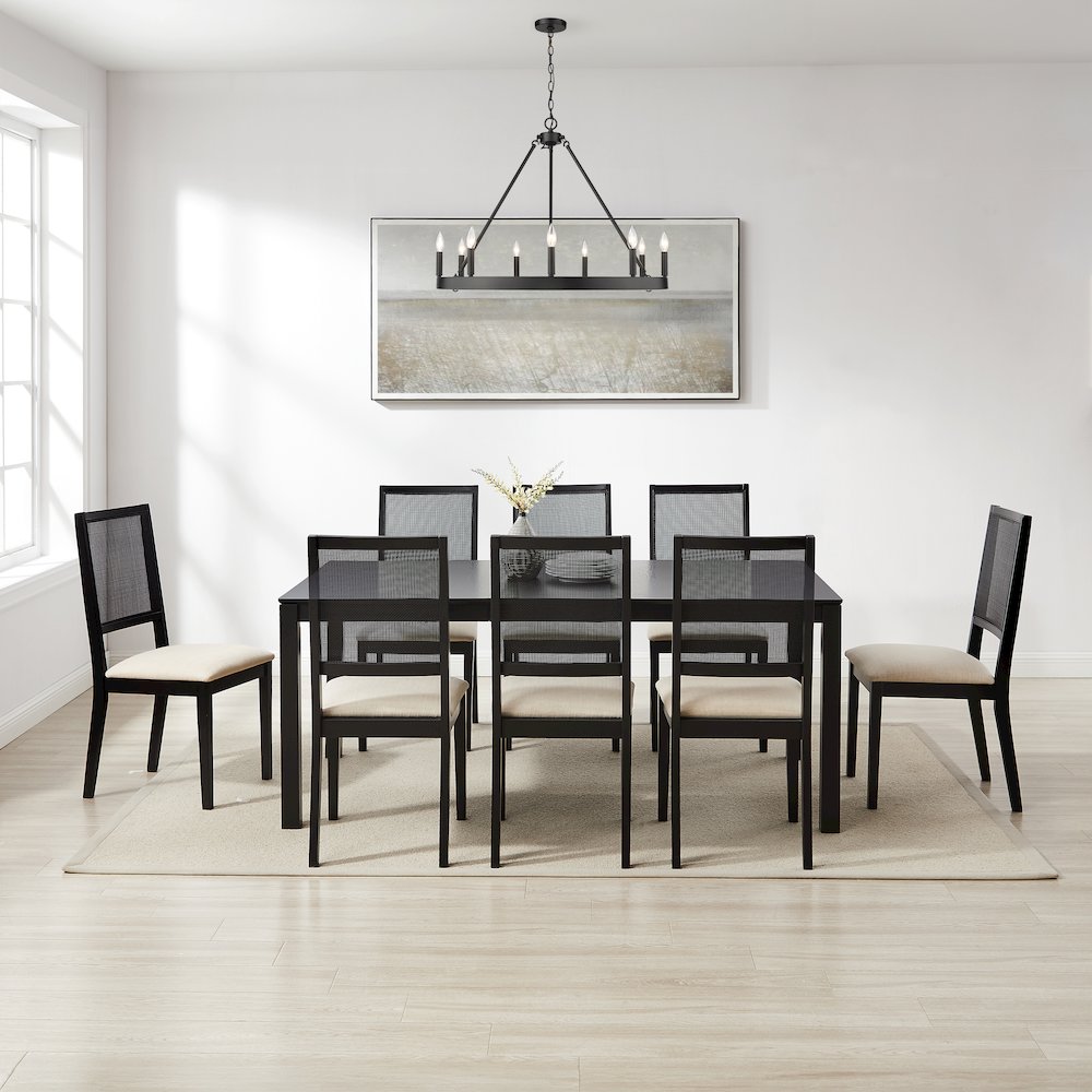 Greer 9-Piece Dining Table Set For 8 - Table & 8 Chairs. Picture 5
