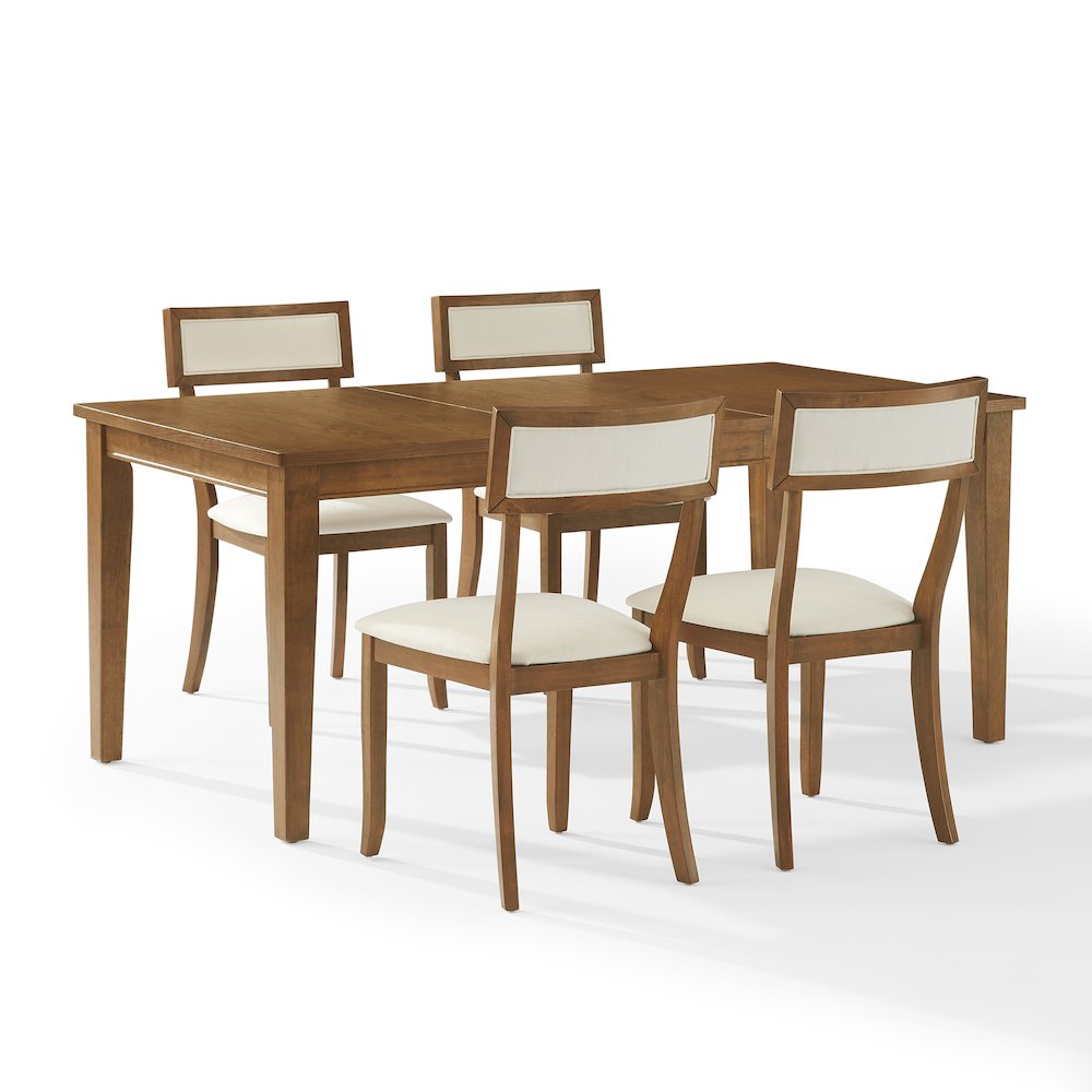Alessia 5-Piece Dining Table Set For 4 - Table & 4 Chairs. Picture 1
