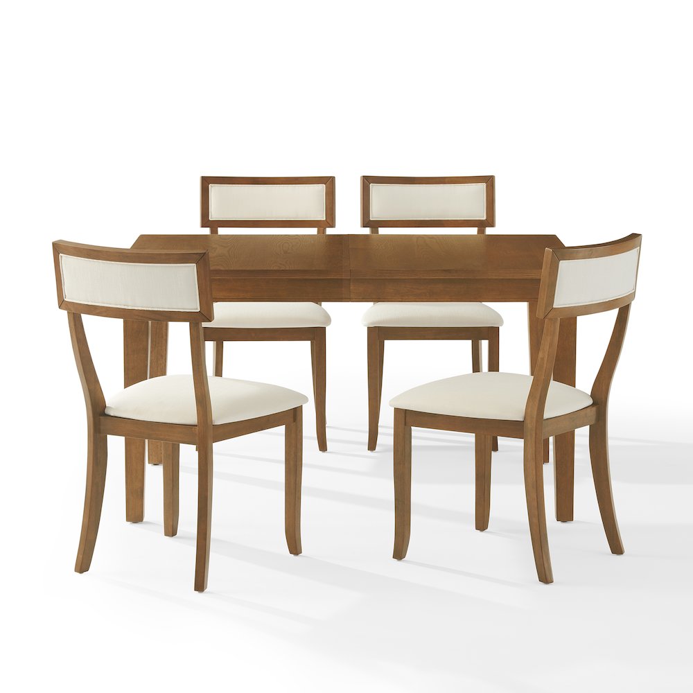 Alessia 5-Piece Dining Table Set For 4 - Table & 4 Chairs. Picture 2