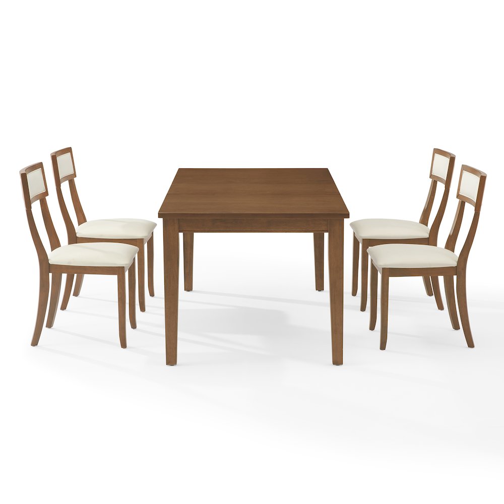 Alessia 5-Piece Dining Table Set For 4 - Table & 4 Chairs. Picture 4