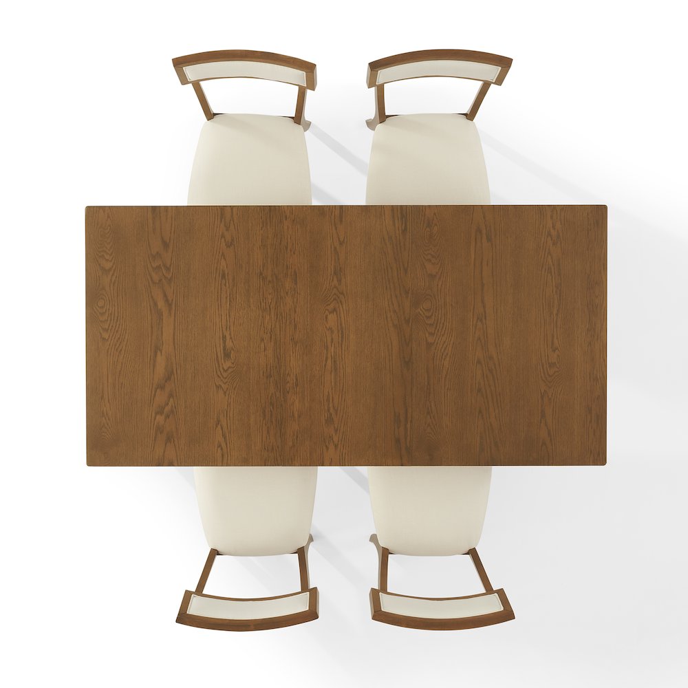 Alessia 5-Piece Dining Table Set For 4 - Table & 4 Chairs. Picture 3
