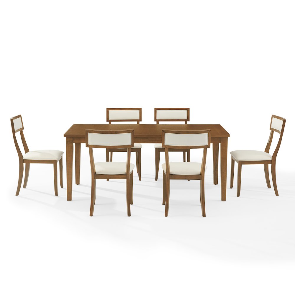 Alessia 7-Piece Dining Table Set For 6 - Table & 6 Chairs. Picture 2