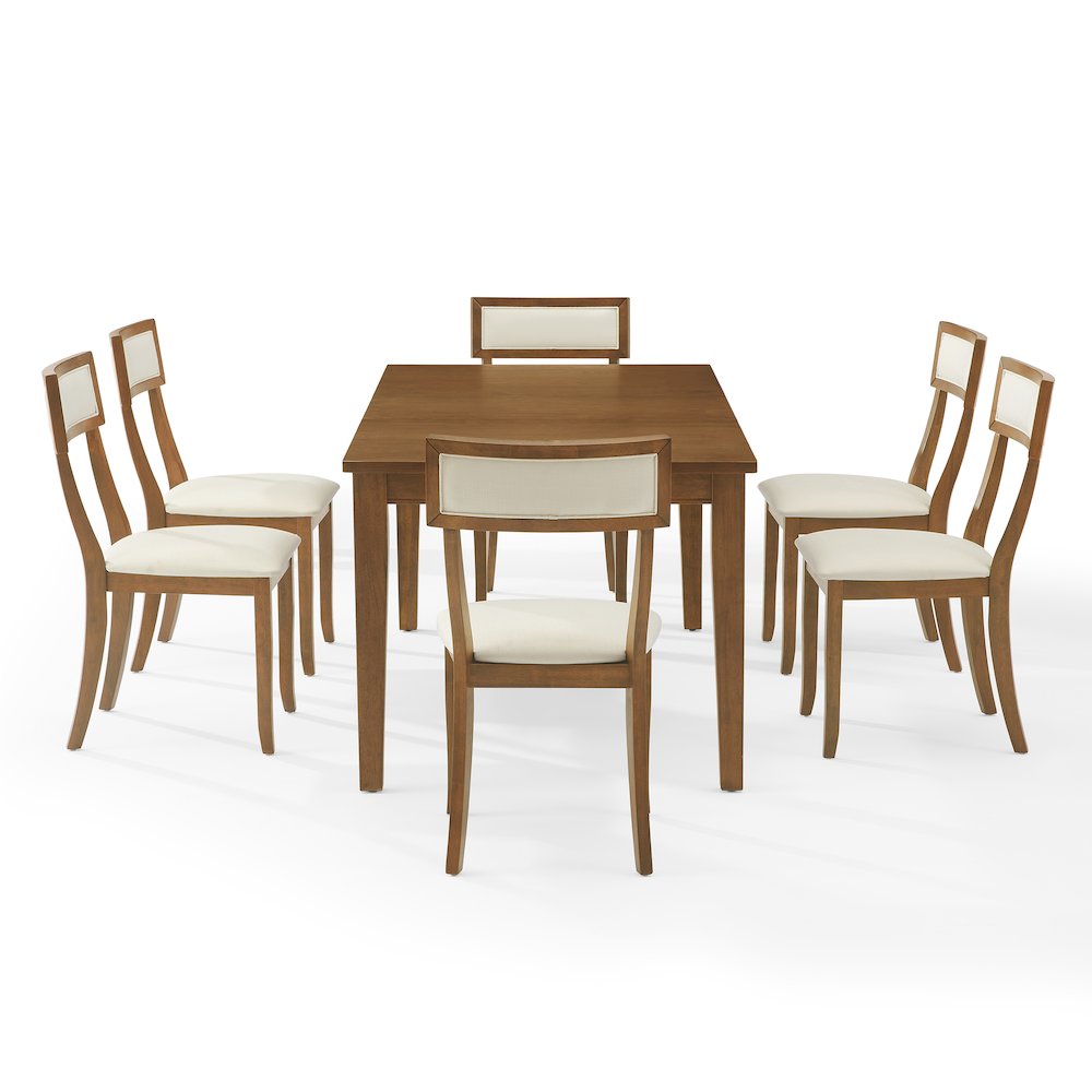 Alessia 7-Piece Dining Table Set For 6 - Table & 6 Chairs. Picture 4