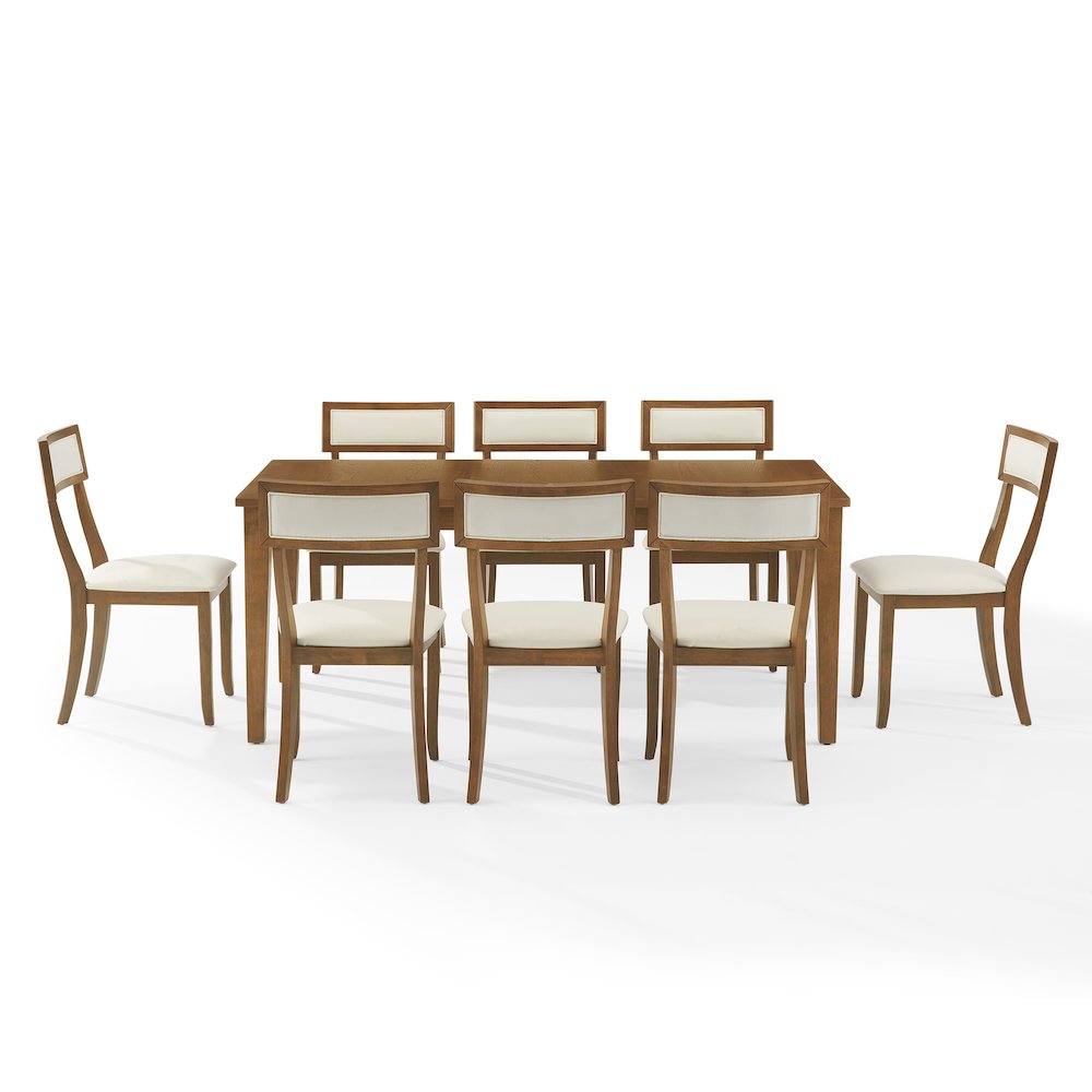 Alessia 9-Piece Dining Table Set For 8 - Table & 8 Chairs. Picture 2
