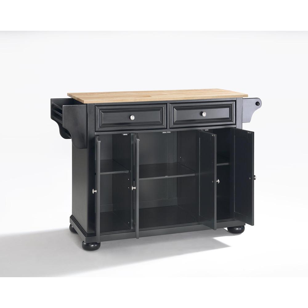 Alexandria Wood Top Full Size Kitchen Island/Cart. Picture 5
