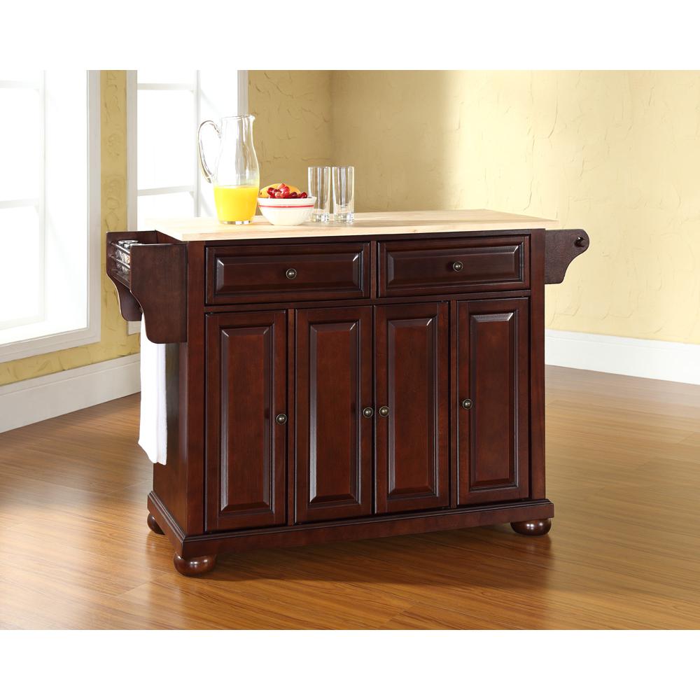 Alexandria Wood Top Full Size Kitchen Island/Cart. Picture 2