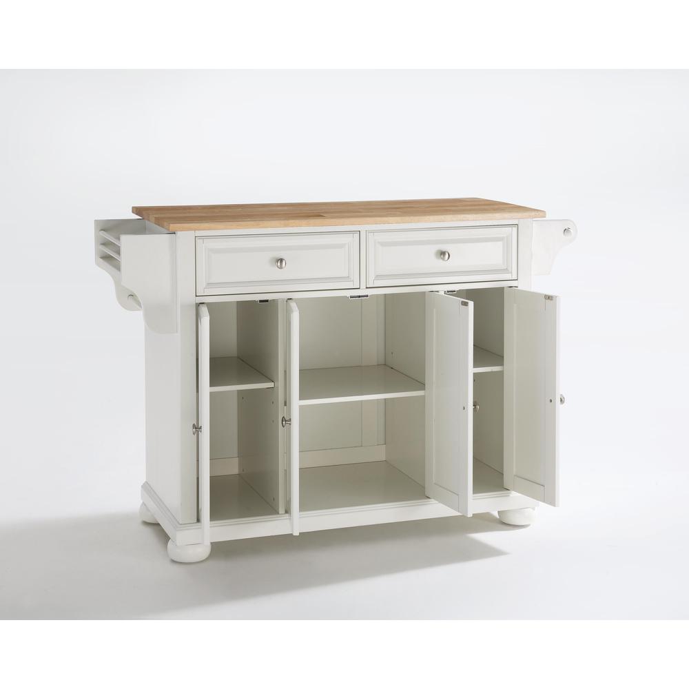Alexandria Wood Top Full Size Kitchen Island/Cart. Picture 5