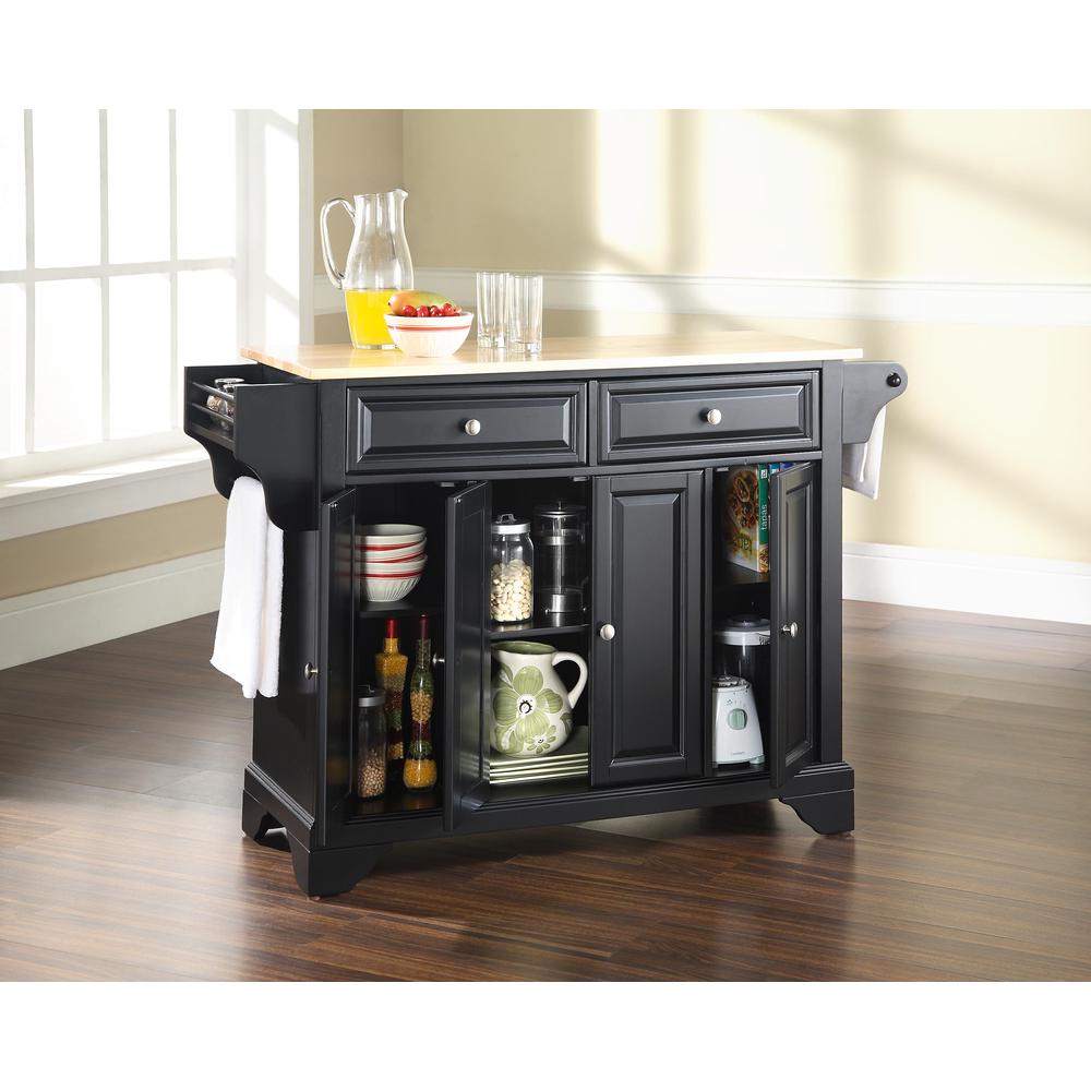 Lafayette Wood Top Full Size Kitchen Island/Cart. Picture 4