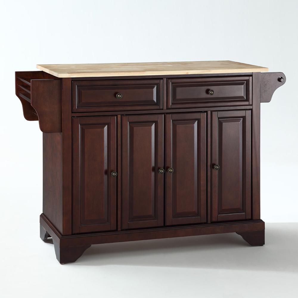 Lafayette Wood Top Full Size Kitchen Island/Cart