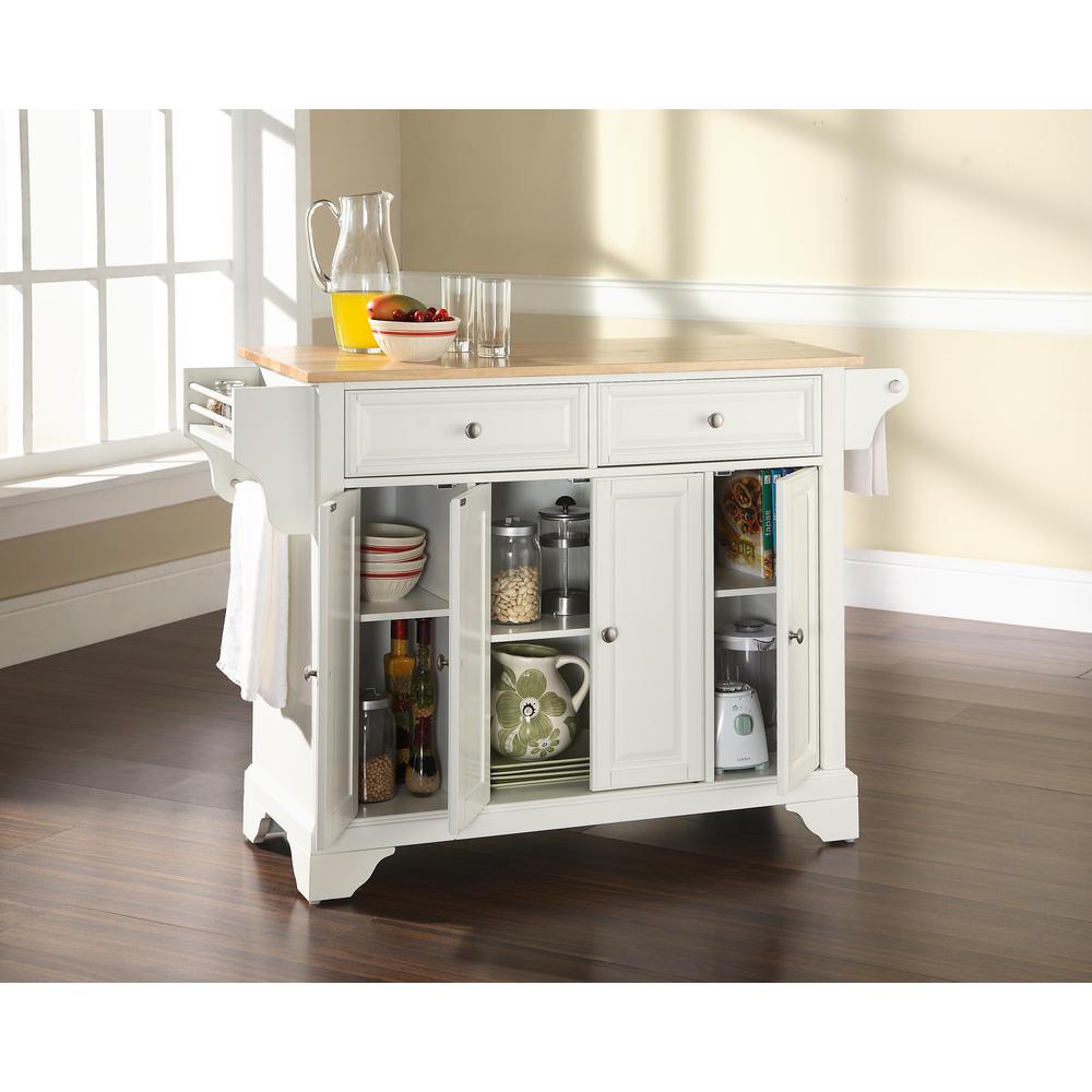 Lafayette Wood Top Full Size Kitchen Island/Cart. Picture 2