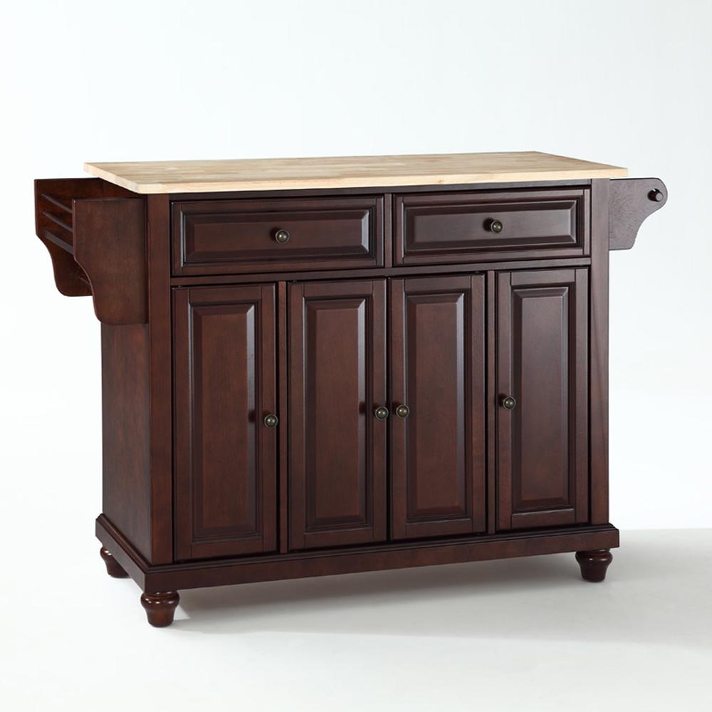 Cambridge Wood Top Full Size Kitchen Island/Cart. Picture 1