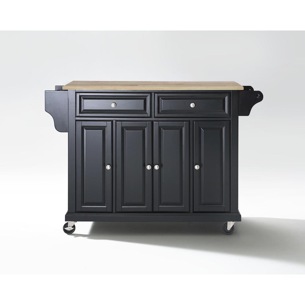Full Size Wood Top Kitchen Cart. Picture 4