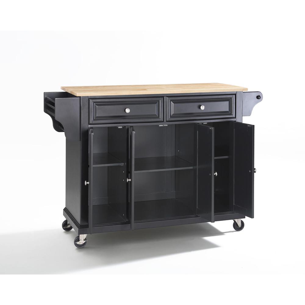 Full Size Wood Top Kitchen Cart. Picture 5