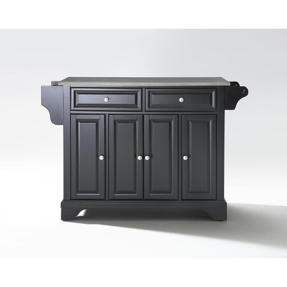 Lafayette Stainless Steel Top Full Size Kitchen Island/Cart. Picture 4