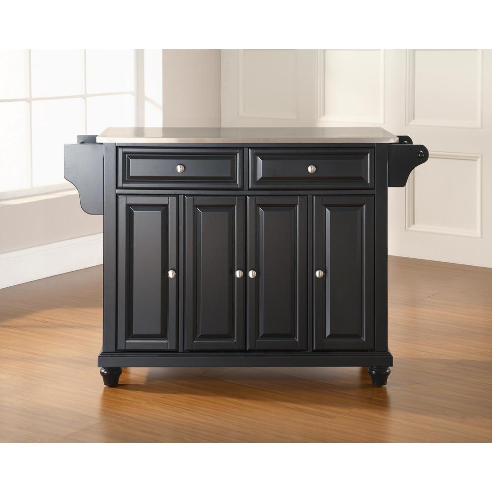 Cambridge Stainless Steel Top Full Size Kitchen Island/Cart. Picture 1