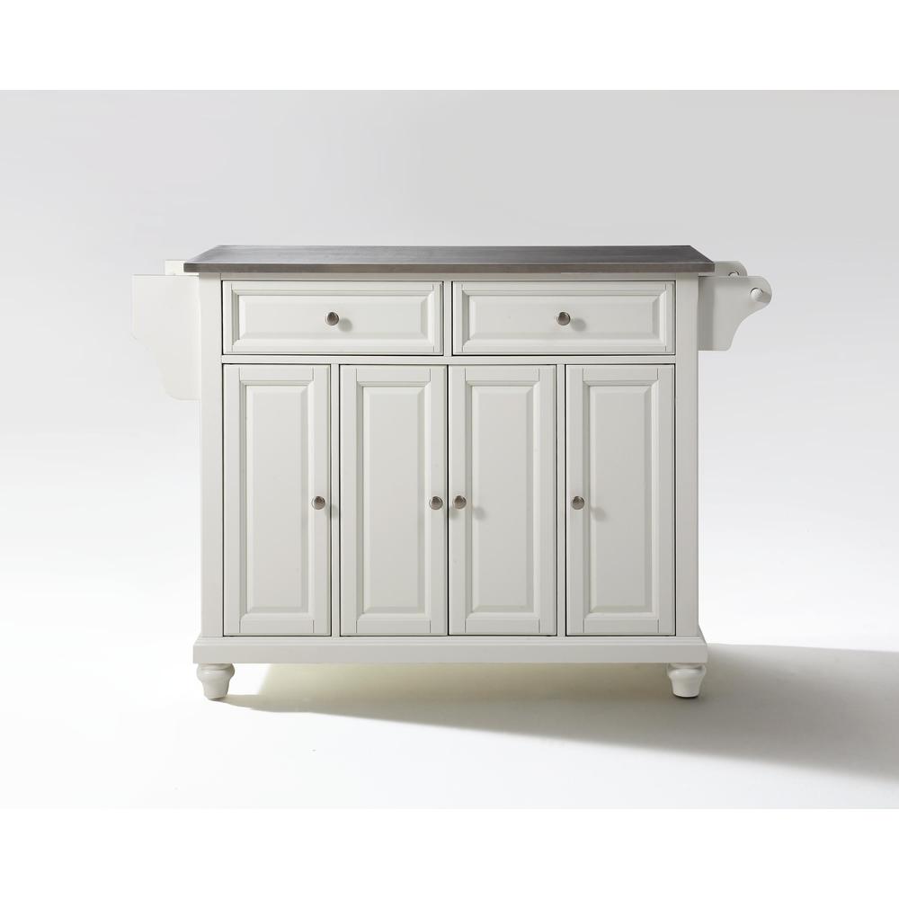 Cambridge Stainless Steel Top Full Size Kitchen Island/Cart. Picture 4