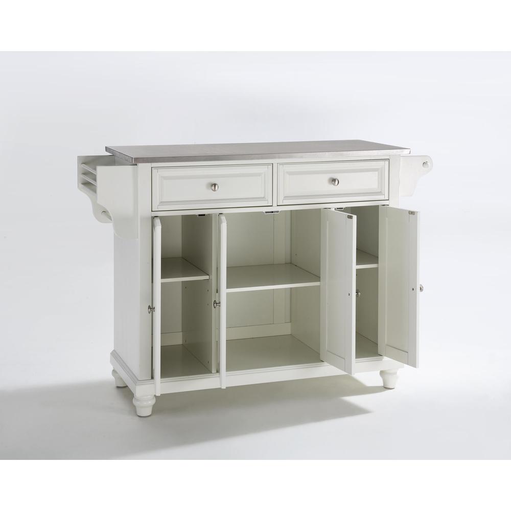 Cambridge Stainless Steel Top Full Size Kitchen Island/Cart. Picture 5