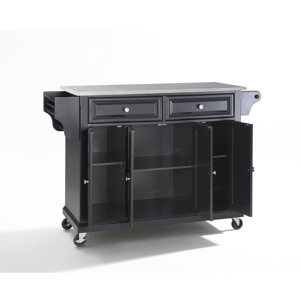 Full Size Stainless Steel Top Kitchen Cart. Picture 5