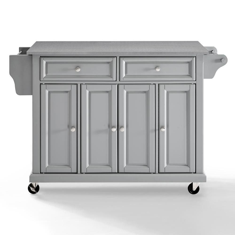 Full Size Stainless Steel Top Kitchen Cart. Picture 8