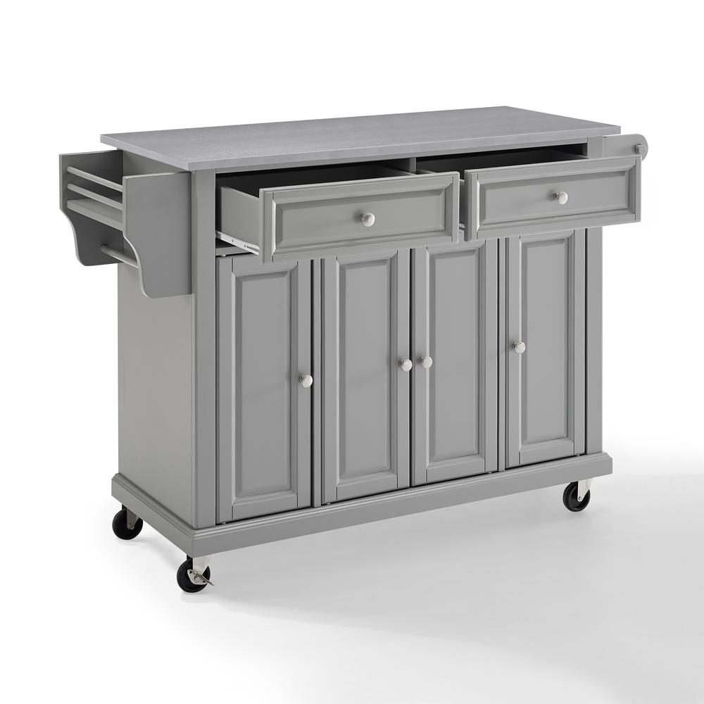 Full Size Stainless Steel Top Kitchen Cart. Picture 12