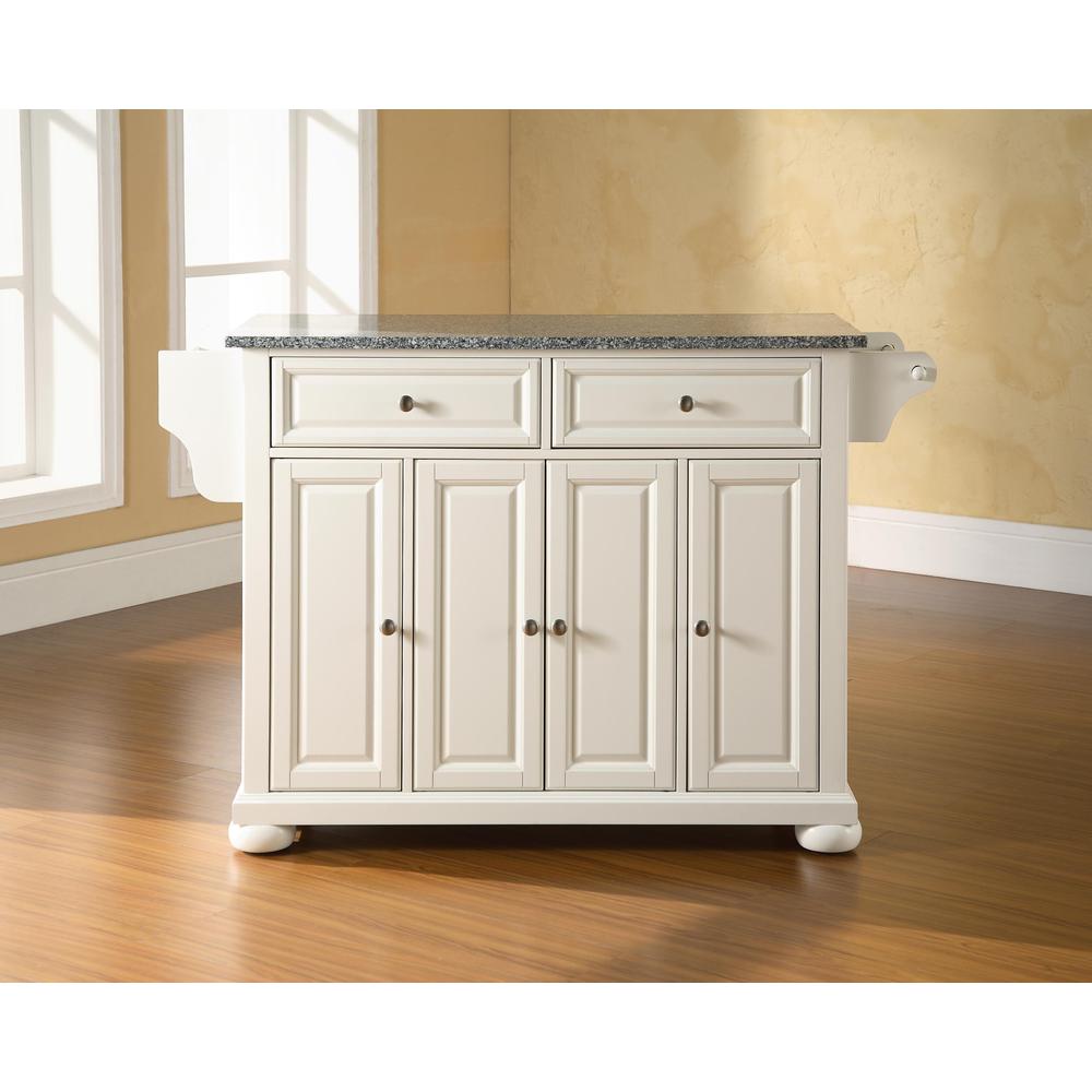Alexandria Granite Top Full Size Kitchen Island/Cart. Picture 1