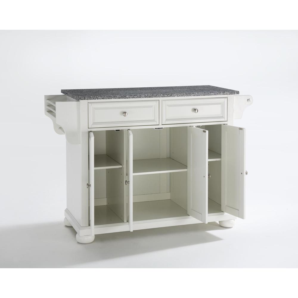 Alexandria Granite Top Full Size Kitchen Island/Cart. Picture 5