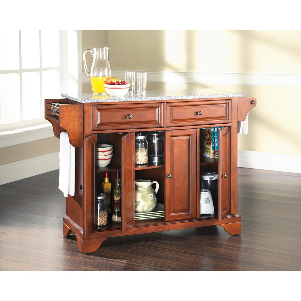 Lafayette Granite Top Full Size Kitchen Island/Cart. Picture 4