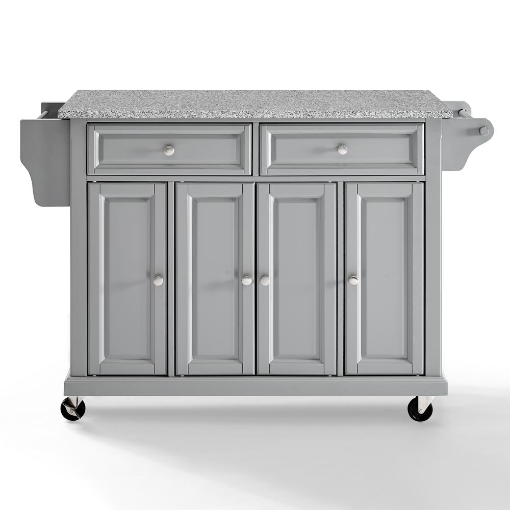 Full Size Granite Top Kitchen Cart. Picture 9