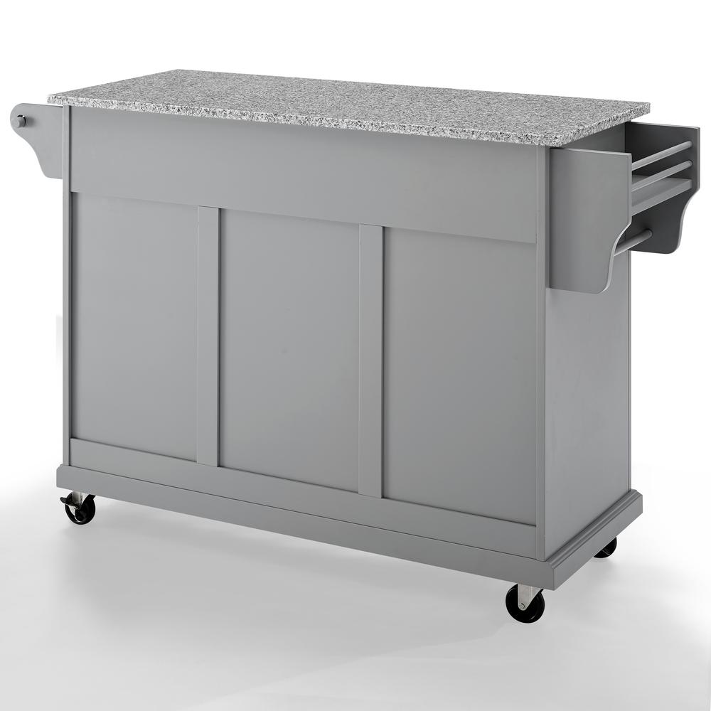 Full Size Granite Top Kitchen Cart. Picture 10