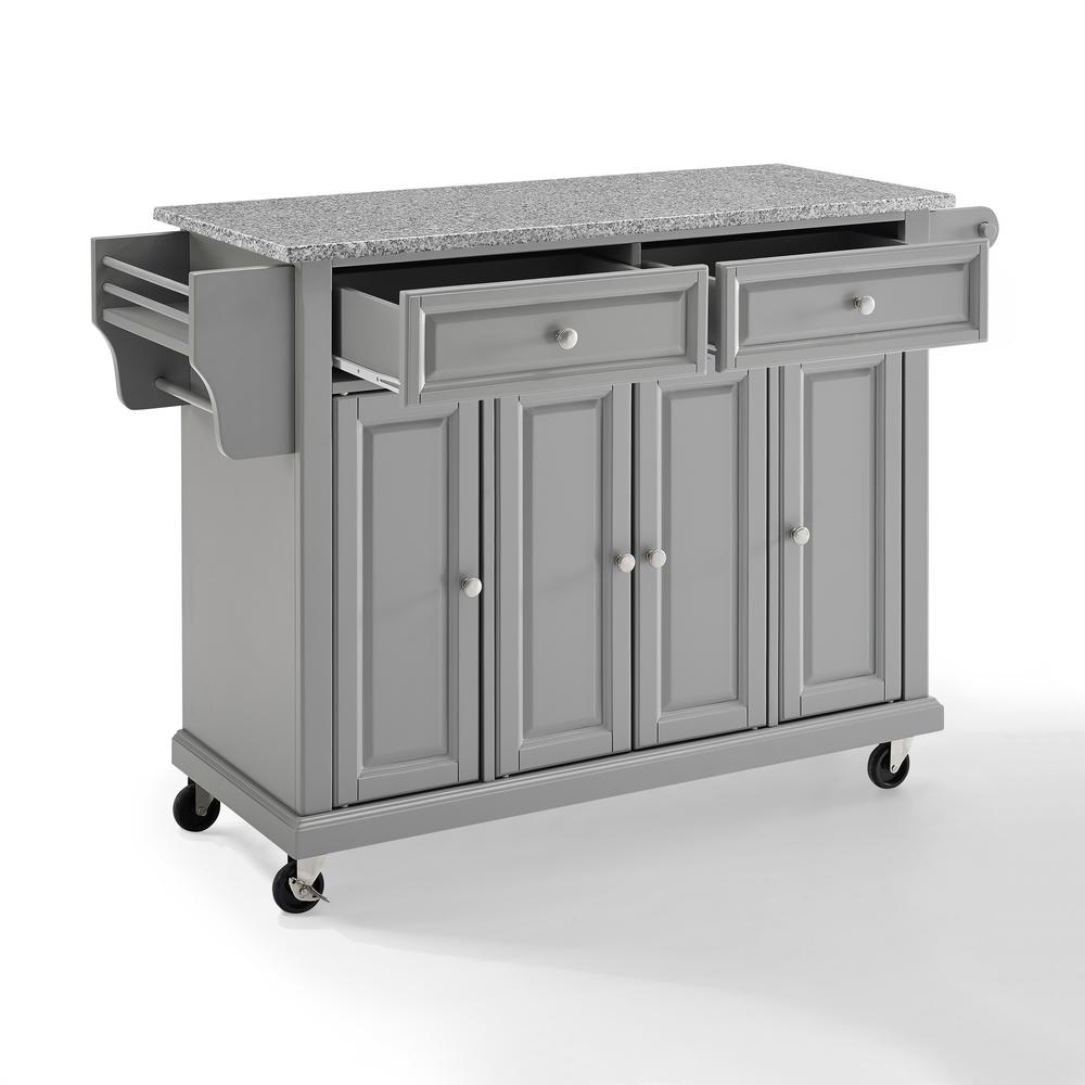 Full Size Granite Top Kitchen Cart. Picture 12