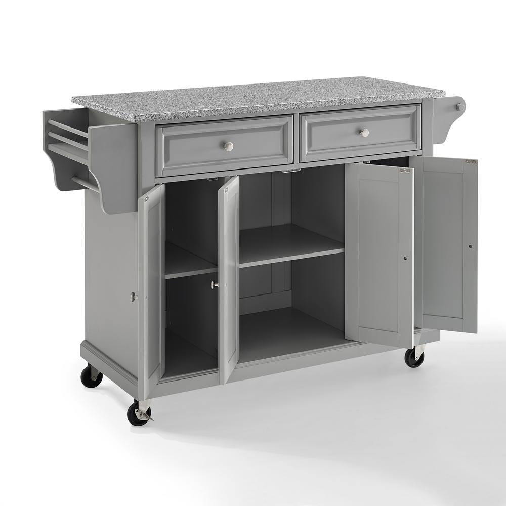 Full Size Granite Top Kitchen Cart. Picture 13