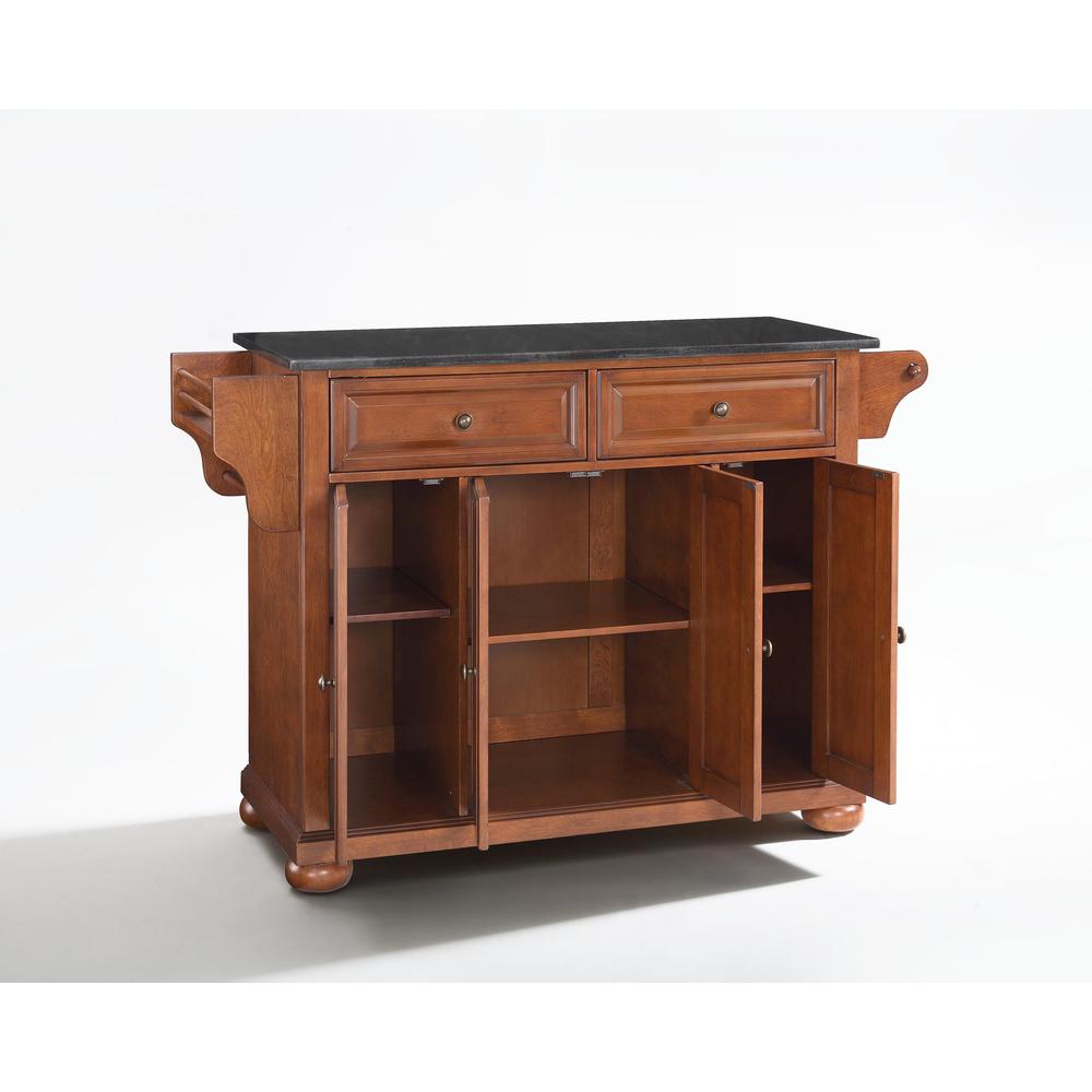 Alexandria Granite Top Full Size Kitchen Island/Cart. Picture 5