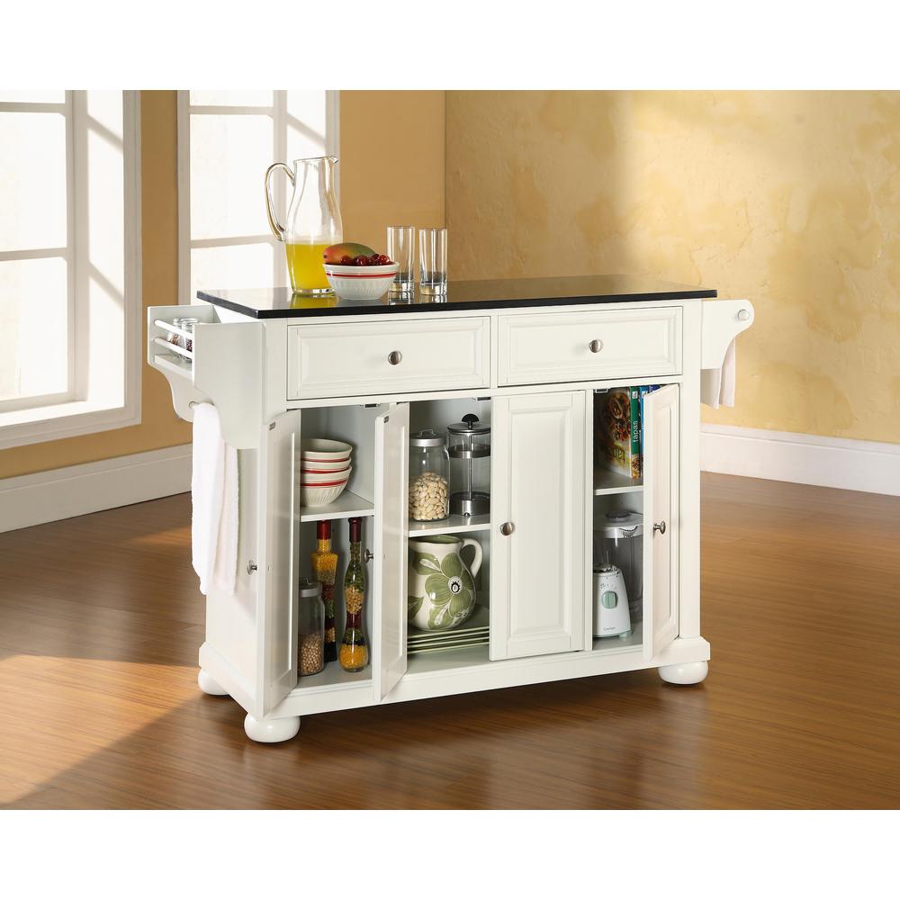 Alexandria Granite Top Full Size Kitchen Island/Cart. Picture 2