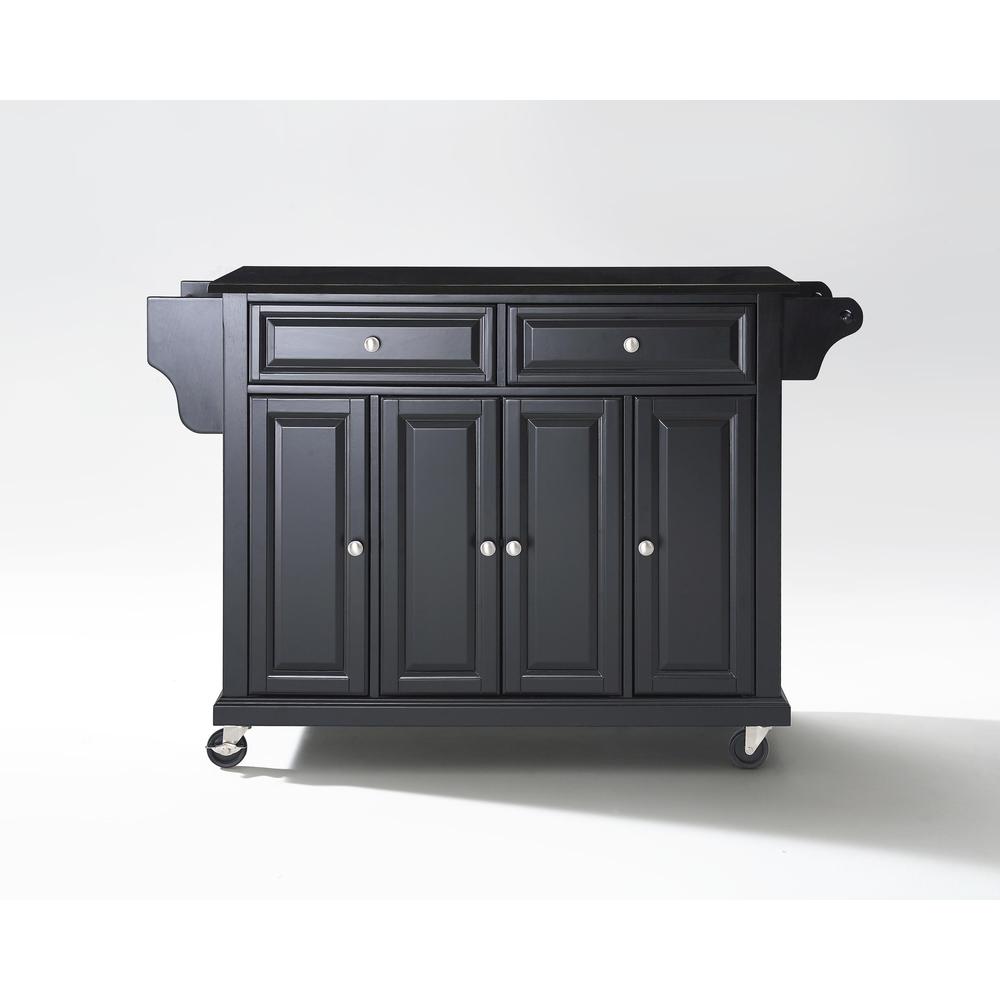 Full Size Granite Top Kitchen Cart. Picture 4
