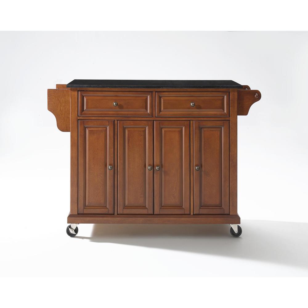 Full Size Granite Top Kitchen Cart. Picture 4