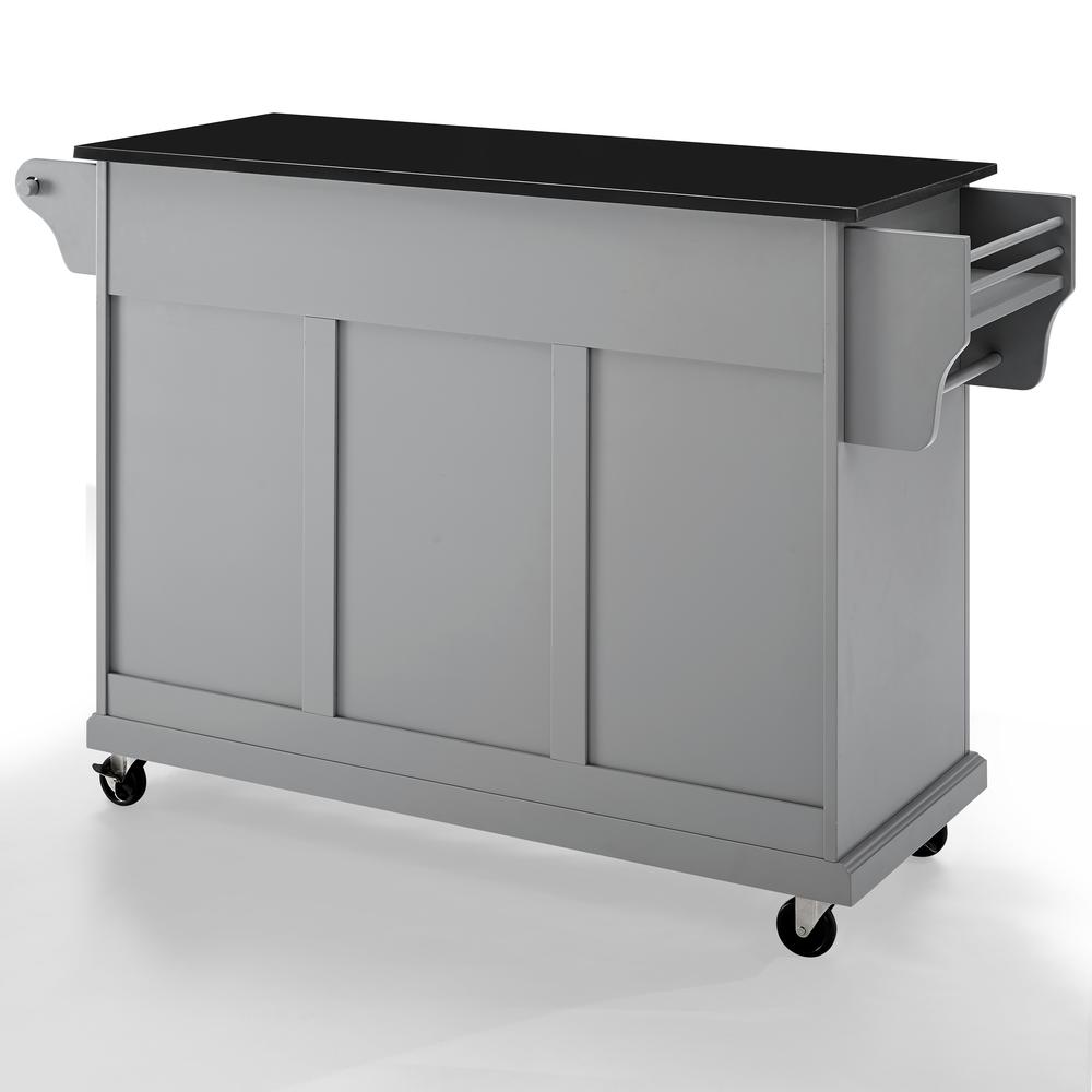 Full Size Granite Top Kitchen Cart. Picture 17