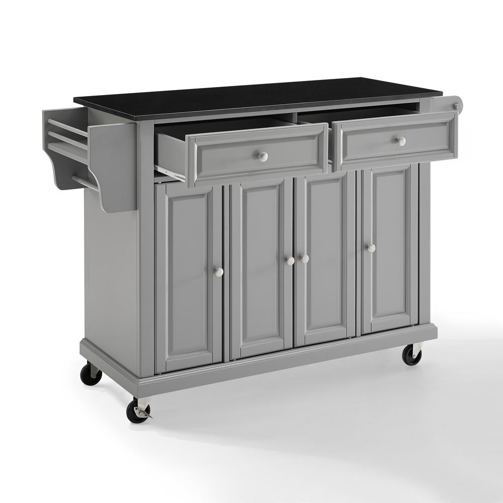 Full Size Granite Top Kitchen Cart. Picture 21