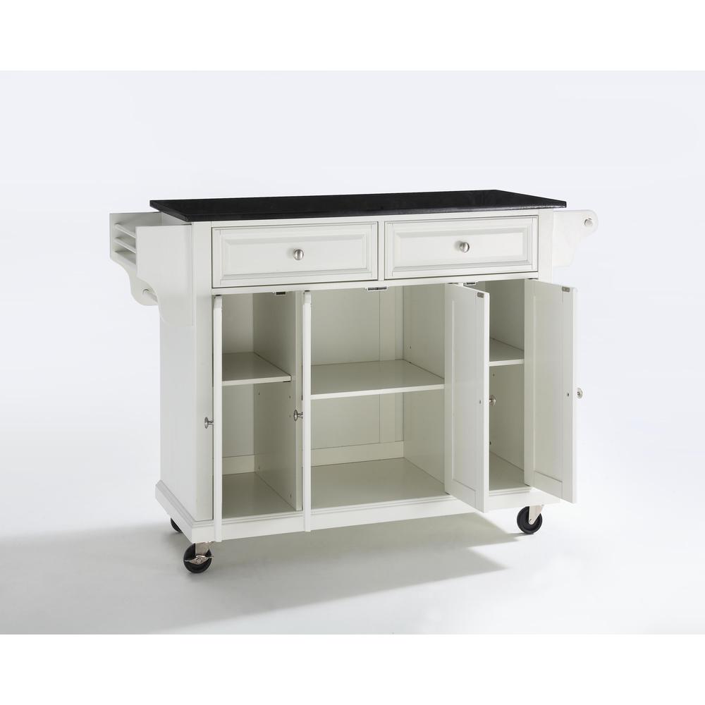 Full Size Granite Top Kitchen Cart. Picture 5