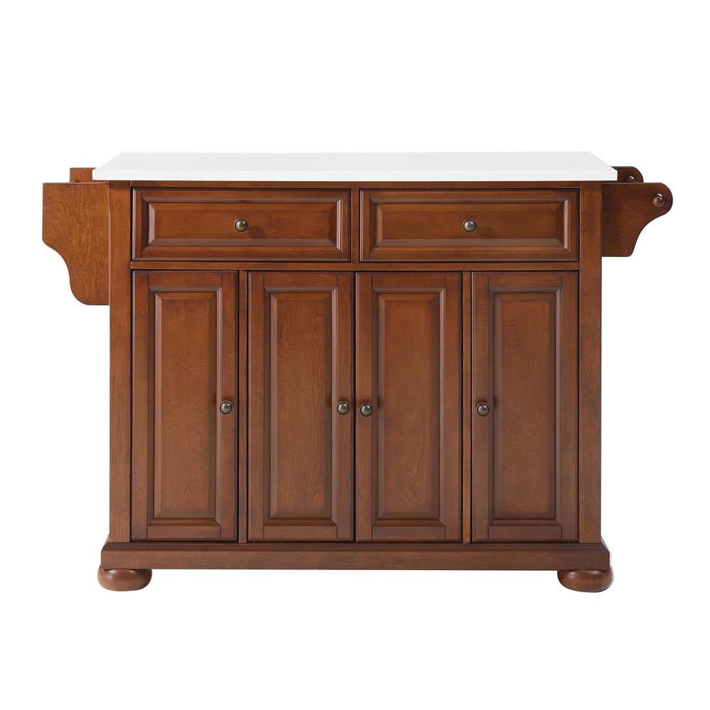 Alexandria Stone Top Full Size Kitchen Island/Cart. Picture 1
