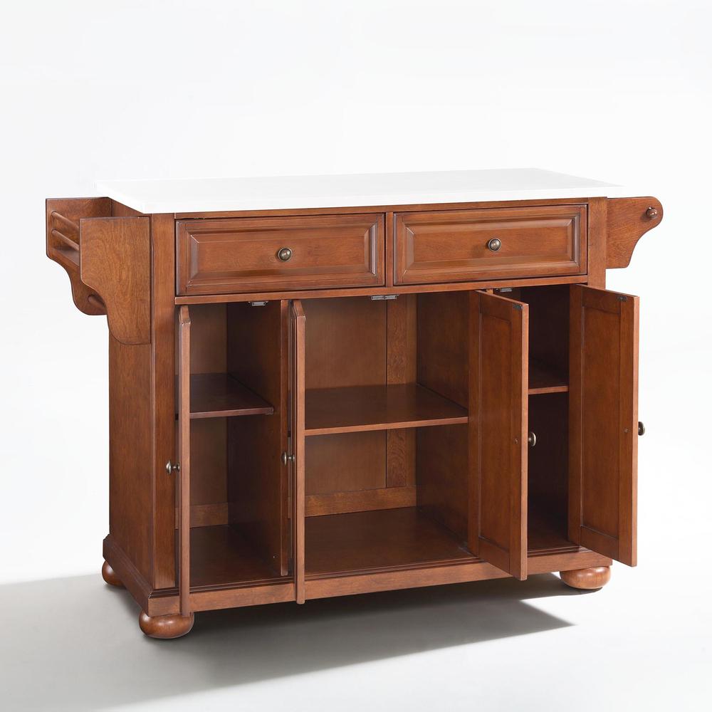 Alexandria Stone Top Full Size Kitchen Island/Cart. Picture 7