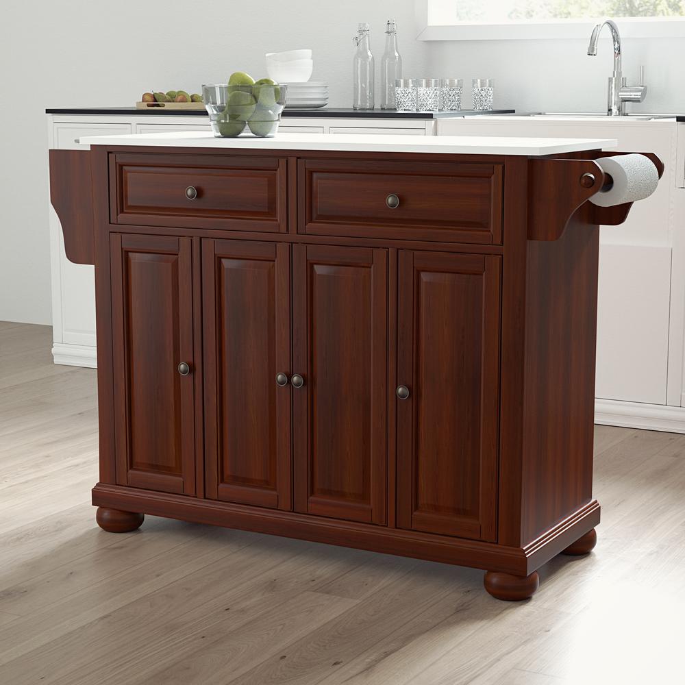 Alexandria Stone Top Full Size Kitchen Island/Cart. Picture 2