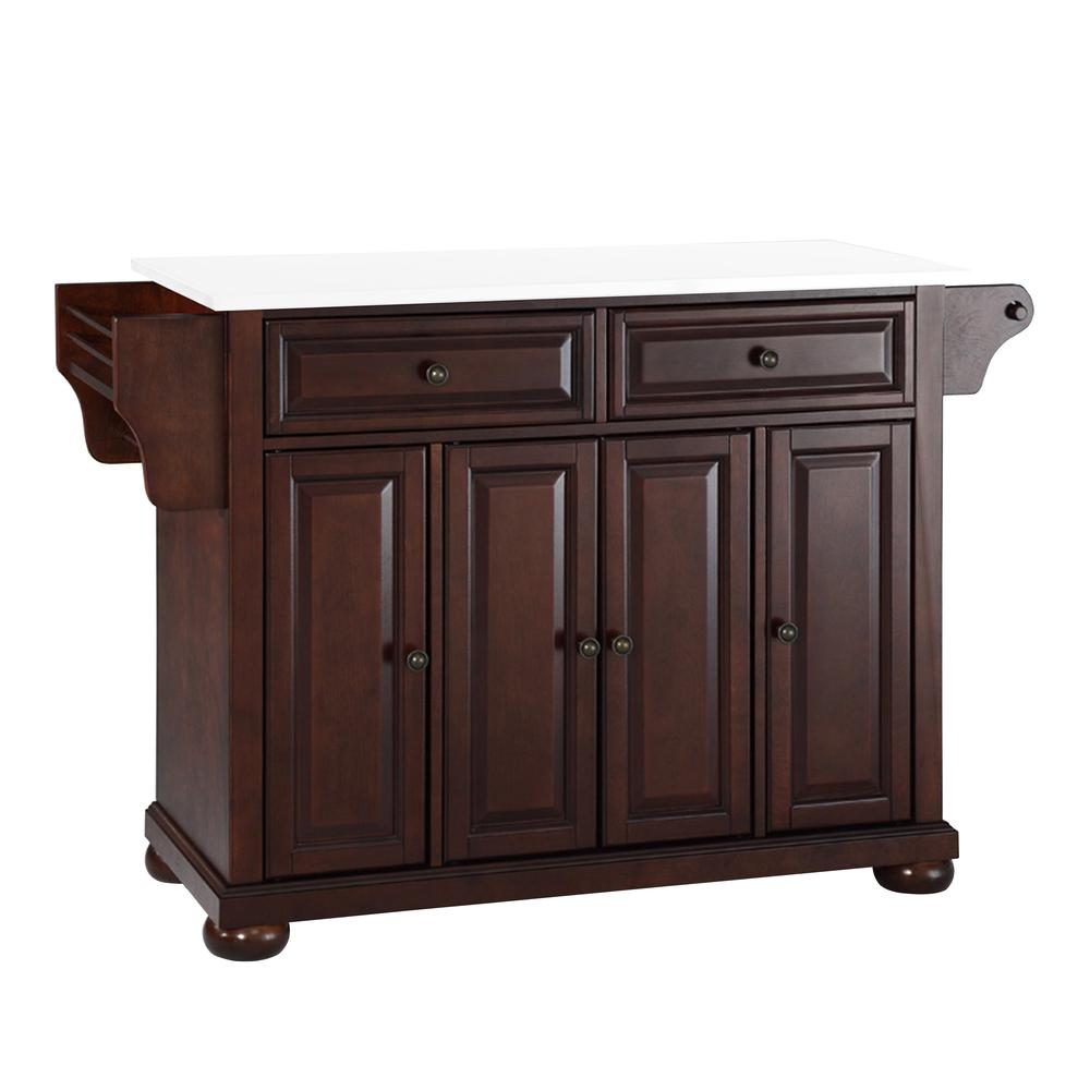 Alexandria Stone Top Full Size Kitchen Island/Cart. Picture 1