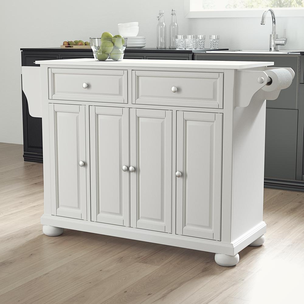Alexandria Stone Top Full Size Kitchen Island/Cart. Picture 2