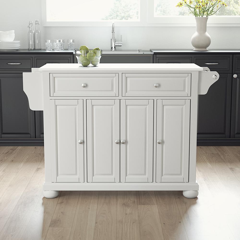 Alexandria Stone Top Full Size Kitchen Island/Cart. Picture 3
