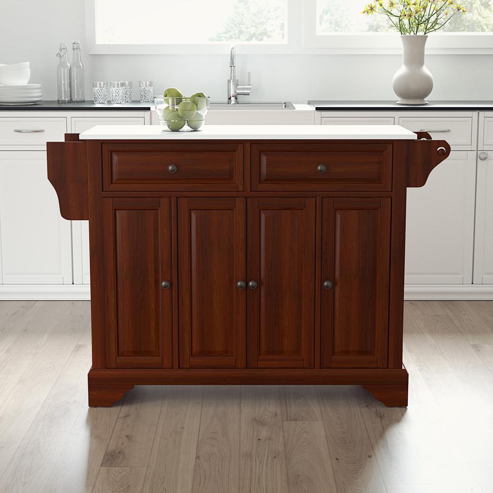Lafayette Stone Top Full Size Kitchen Island/Cart. Picture 3